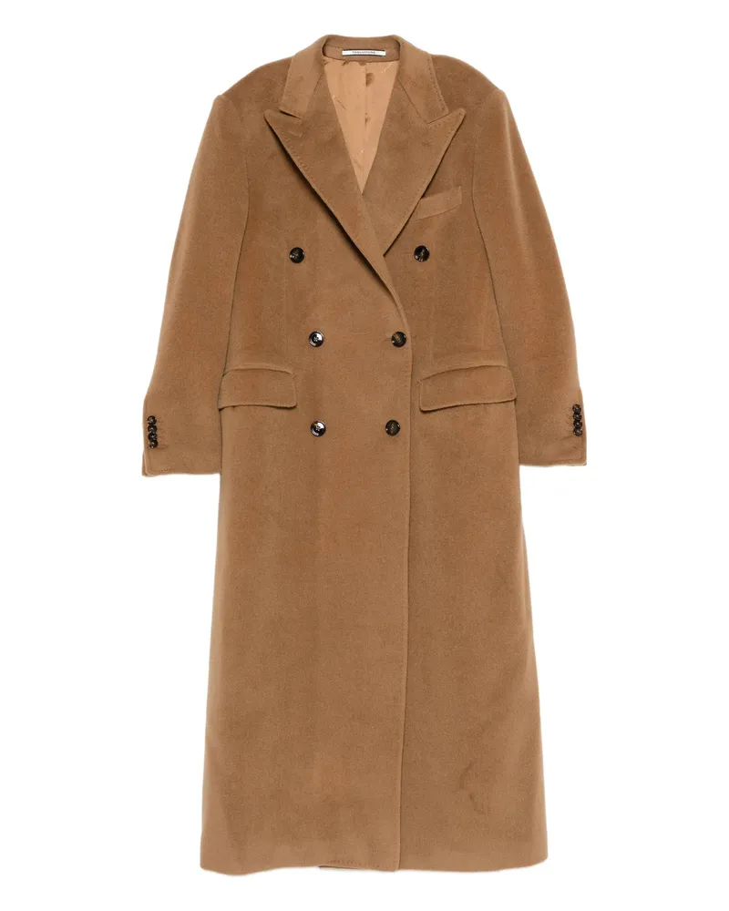 Tagliatore Double-breasted Coat Brown