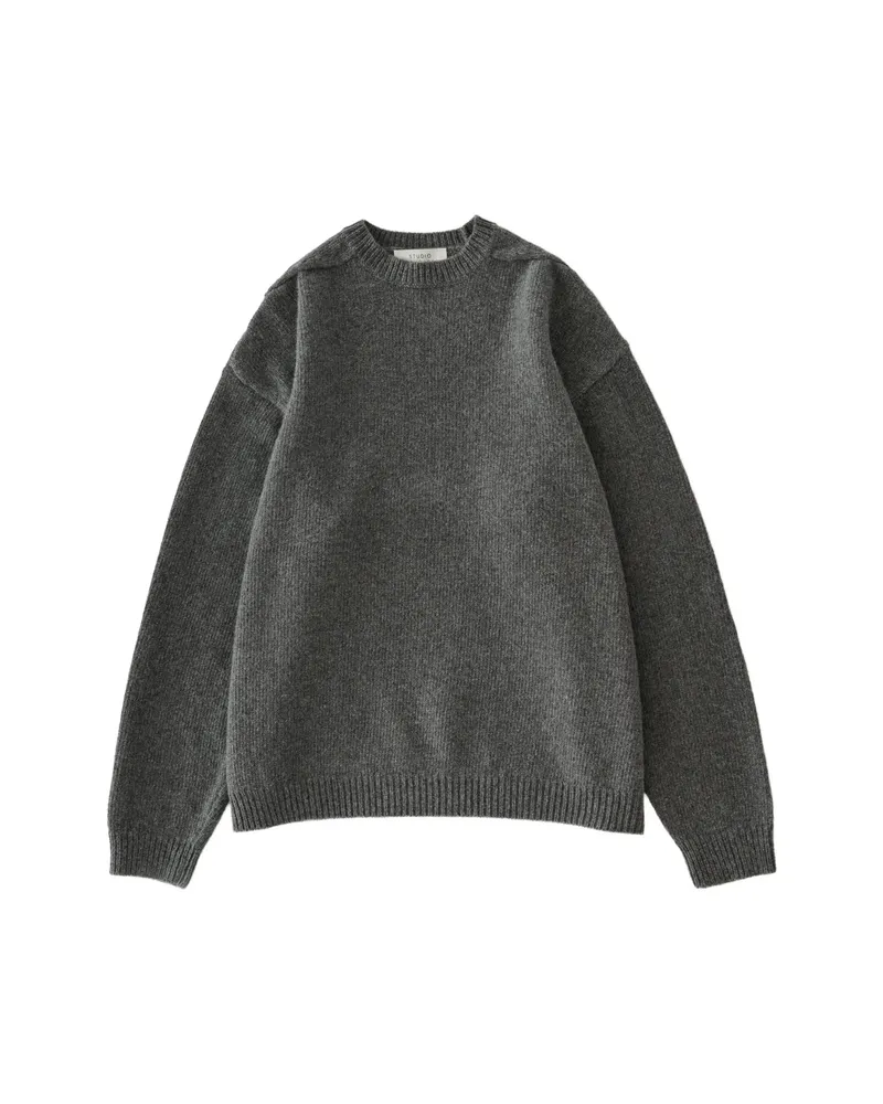 Studio Nicholson Hemyl Crew-neck Sweater Grey