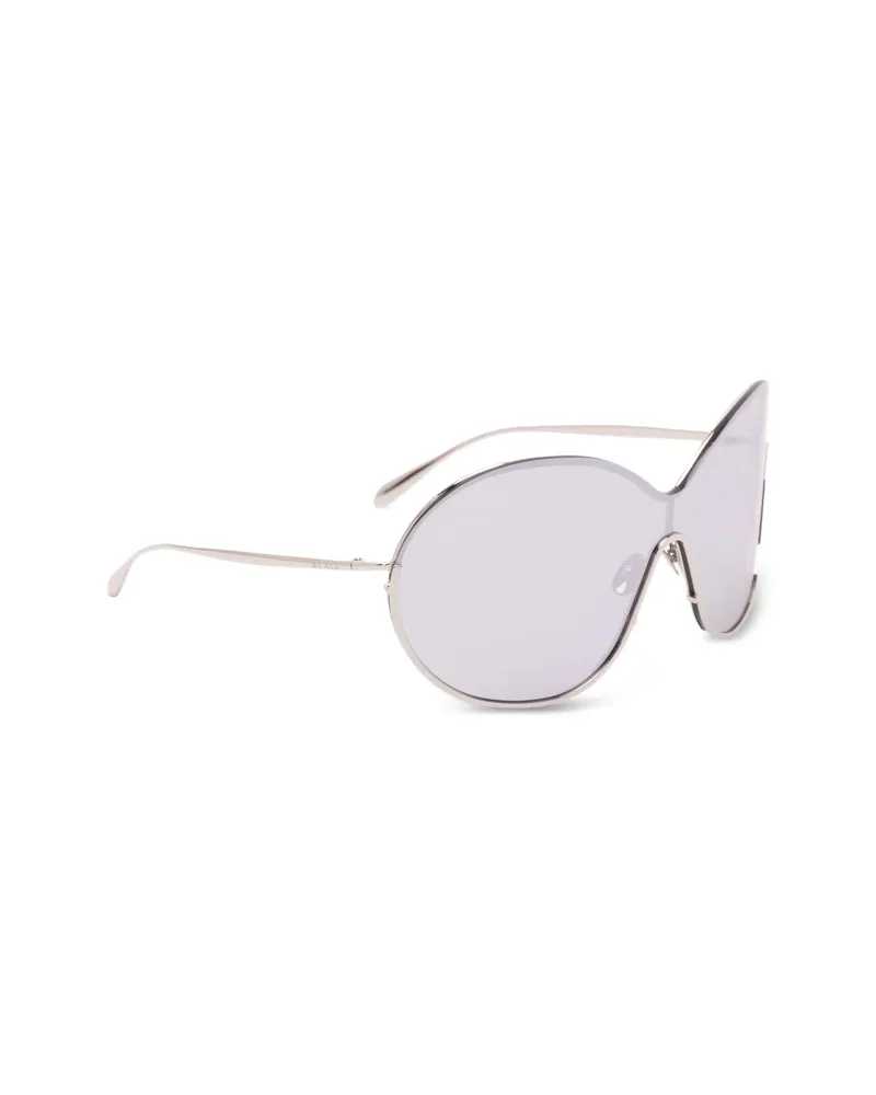 Alaïa Butterfly-shape Sunglasses Silver