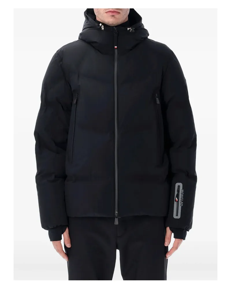 Moncler Angren Hooded Insulated Ski Jacket Black