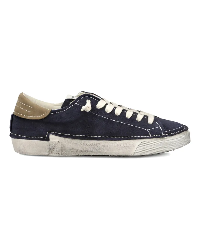 Philippe Model Suede Low-top Sneakers Blue