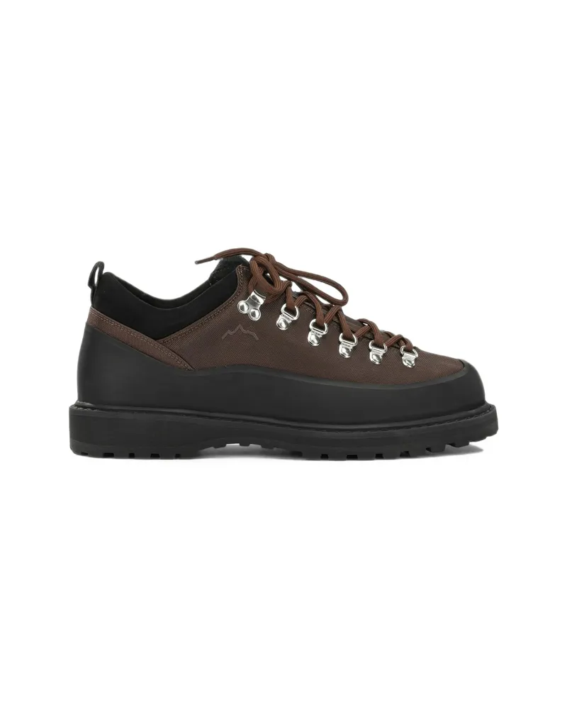 Diemme Roccia Basso Lace-up Panelled Sneakers Brown