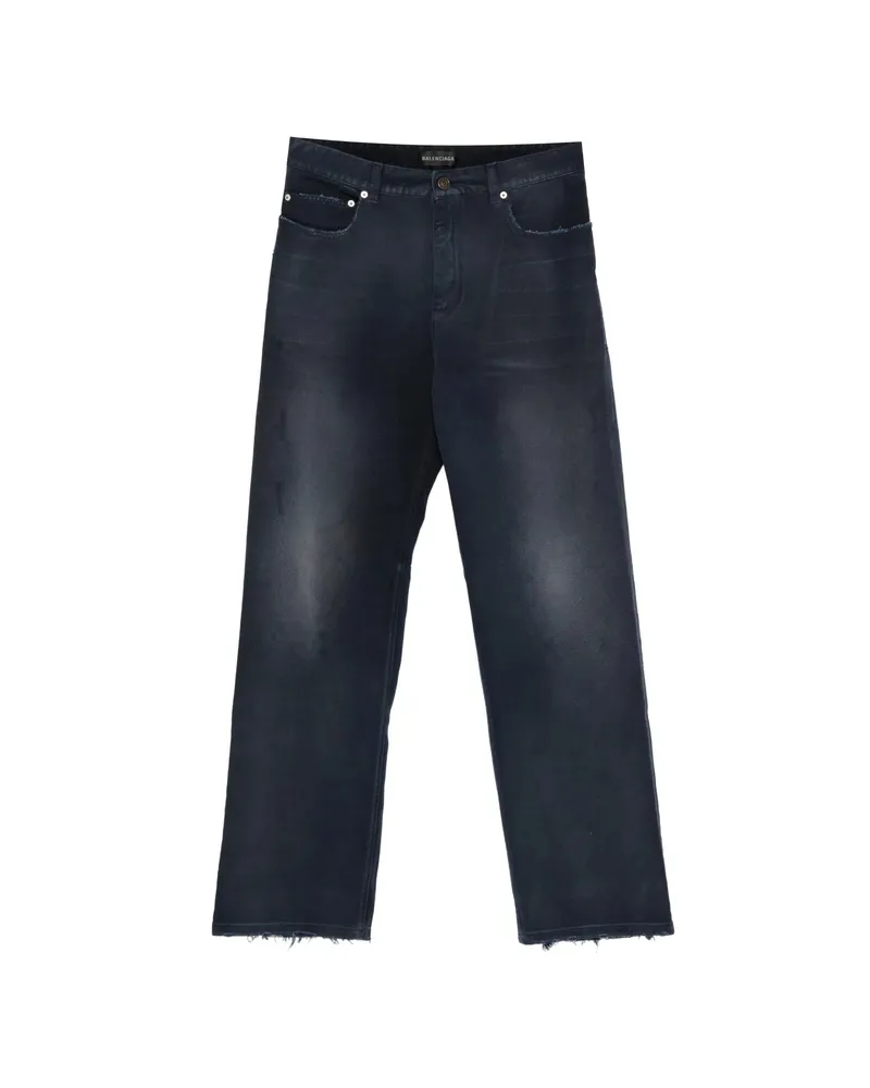 Balenciaga Wide-leg Jeans Blue
