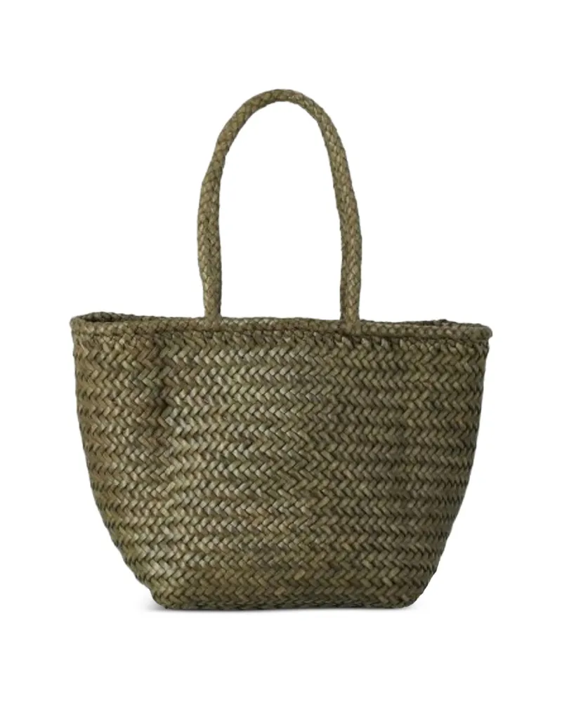 Dragon Diffusion Grace Woven Tote Bag Green
