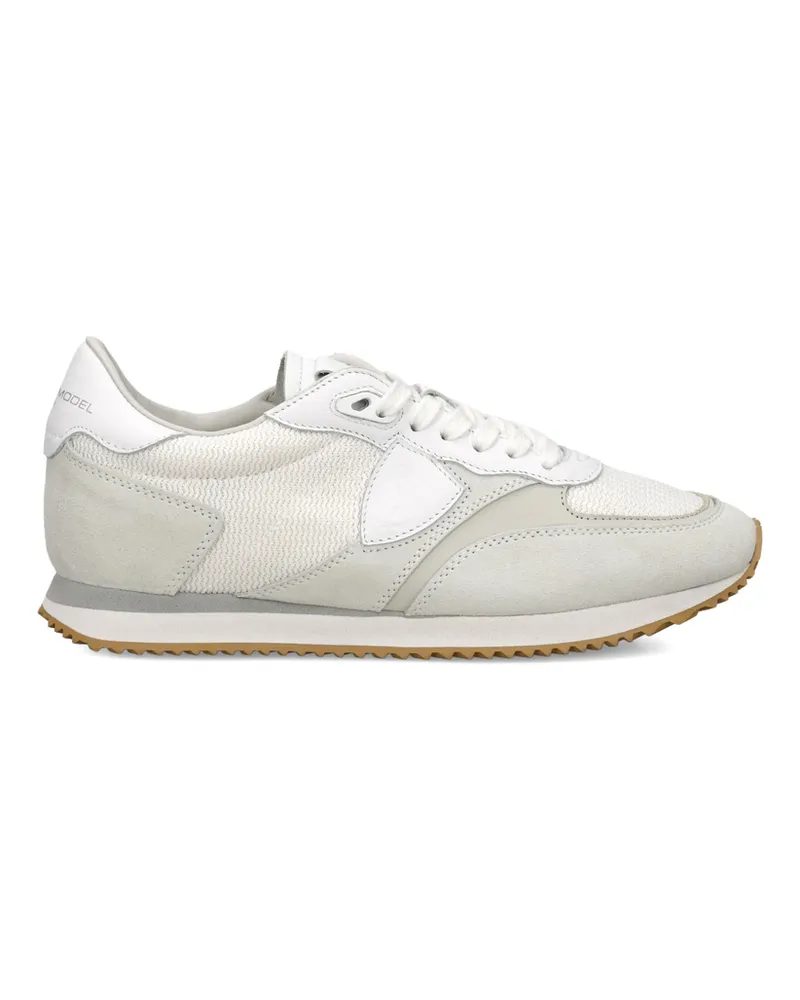 Philippe Model Blville Low Lace-up Trainers White