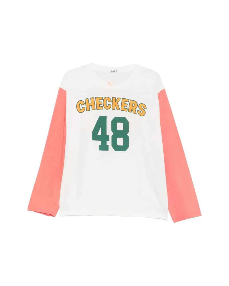 BODE Checkers Baseball T-shirt White