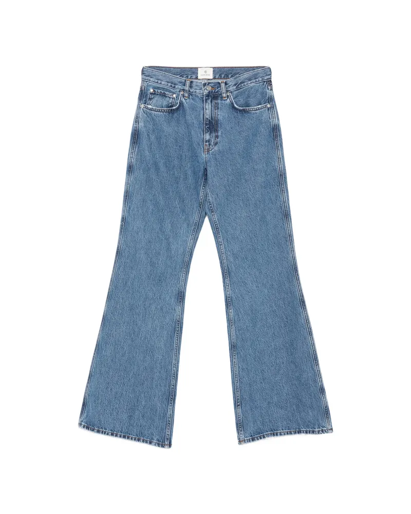 Anine Bing Wyatt Wide-leg Jeans Blue