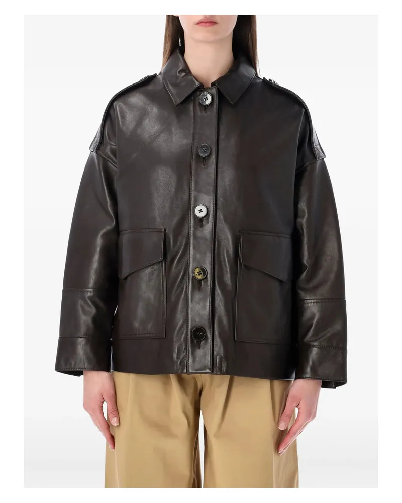 Sessùn Harriboyd Button-up Coat Brown