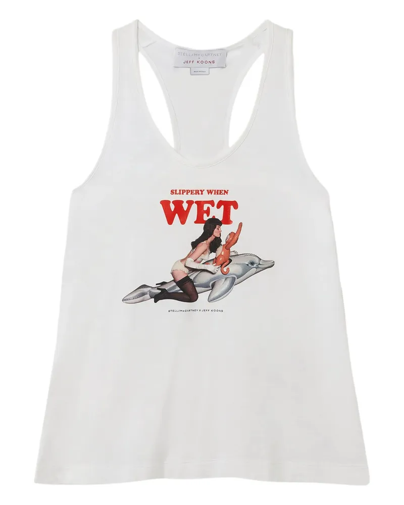 Stella McCartney Graphic-print Tank Top White
