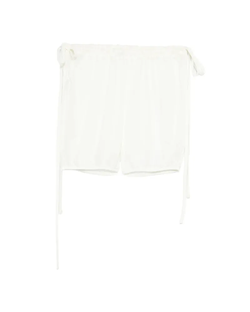 GIMAGUAS Zoe Drawstring Shorts White