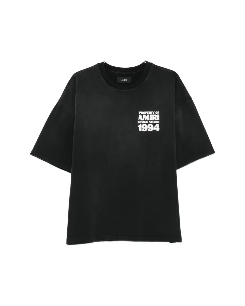 Amiri Logo-print T-shirt Black