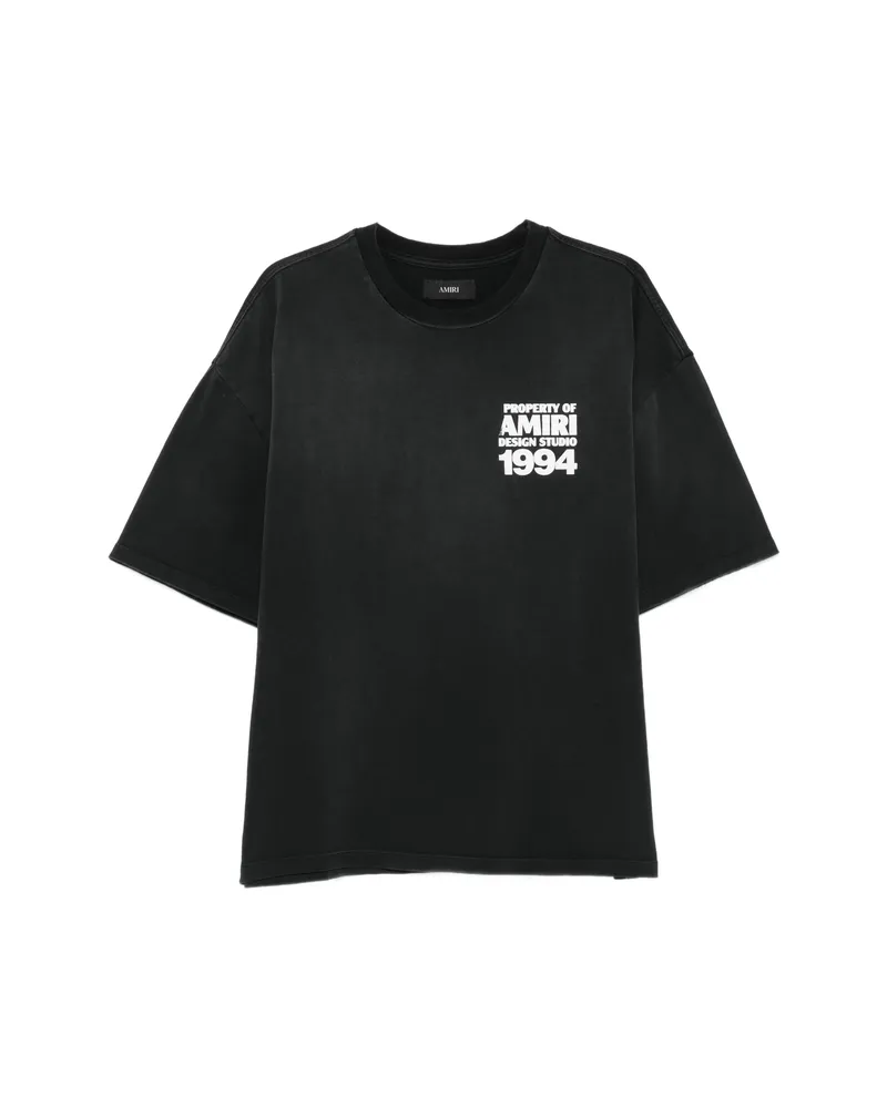 Amiri Logo-print T-shirt Black