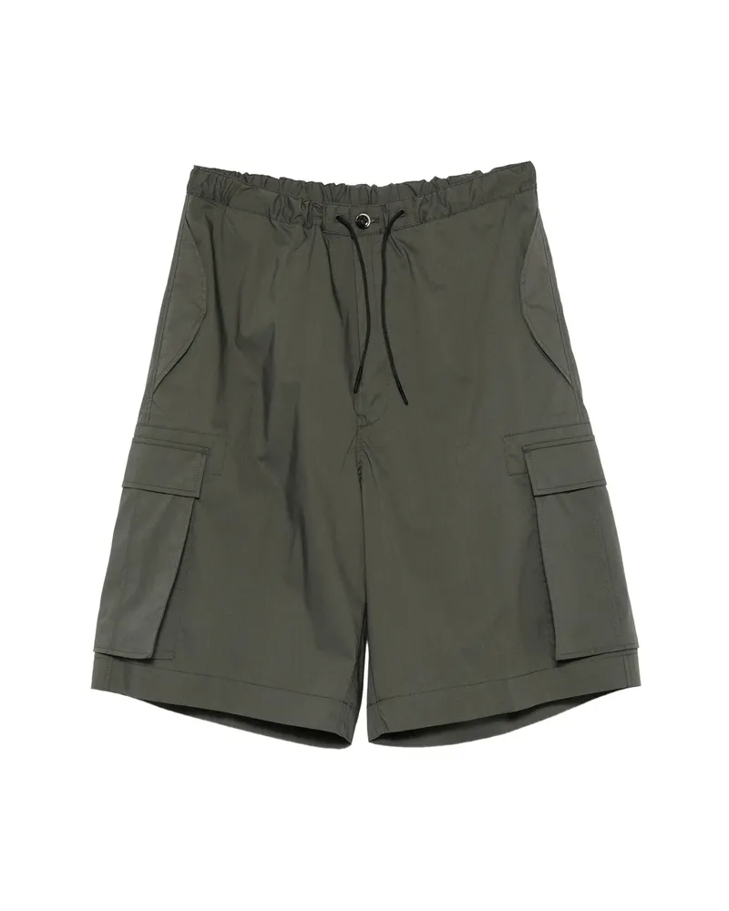 nine:inthe:morning Calus Cargo-pocket Shorts Green