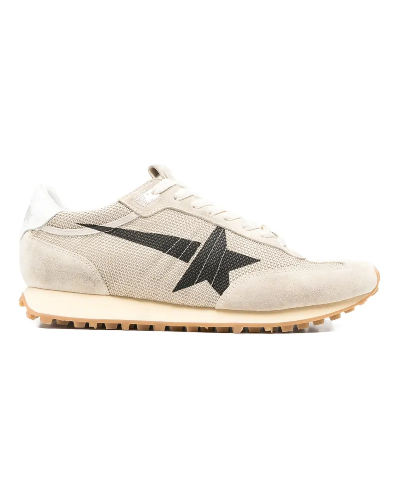 Golden Goose Marathon Star-motif Sneakers Neutrals
