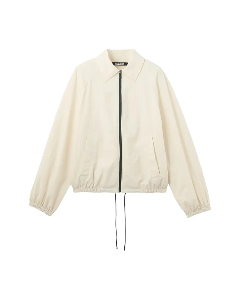 Jacquemus Zip-front Elasticated Jacket White