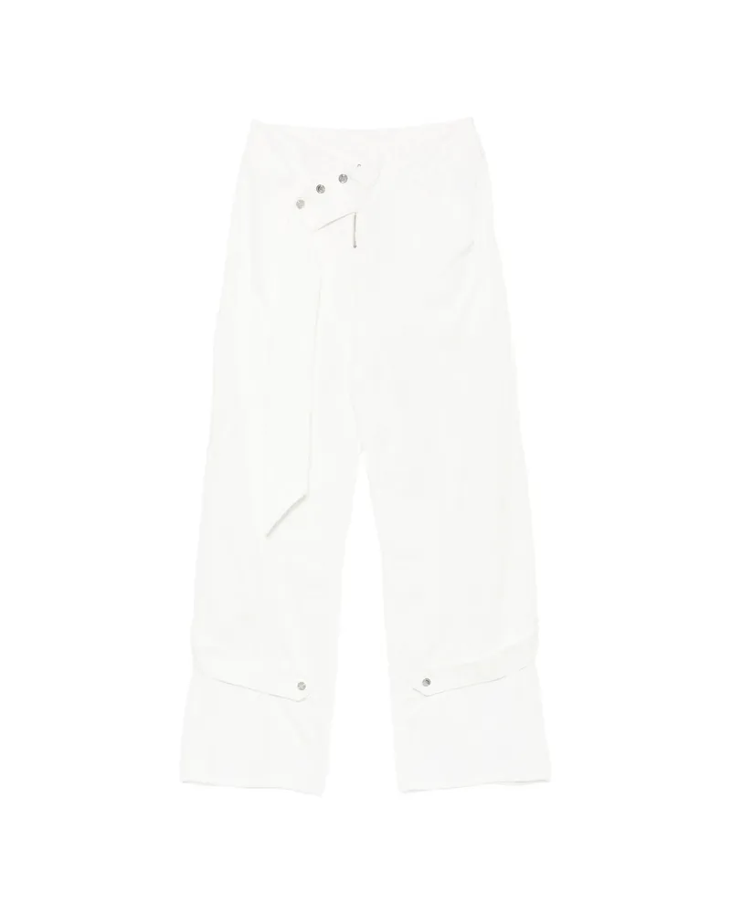 Blumarine Straight Trousers White