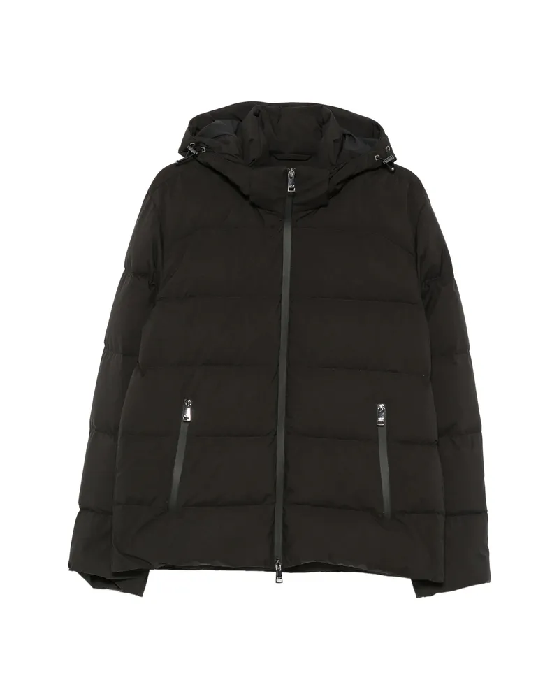Paul & Shark Hooded Padded Jacket Black