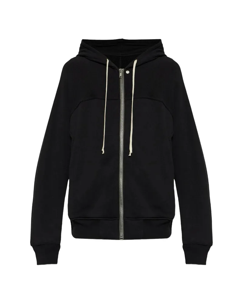 Rick Owens Cotton Hoodie Black
