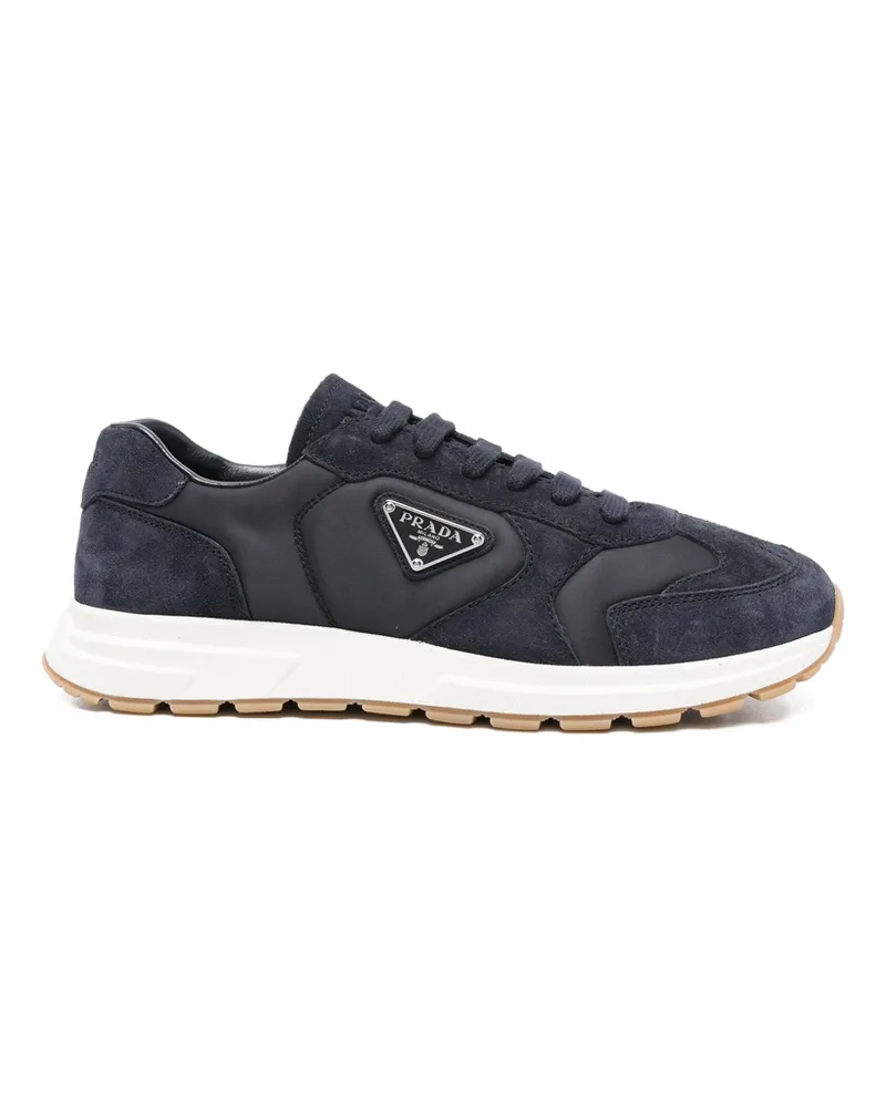 Prada Prax Suede Re-Nylon Sneakers Blue