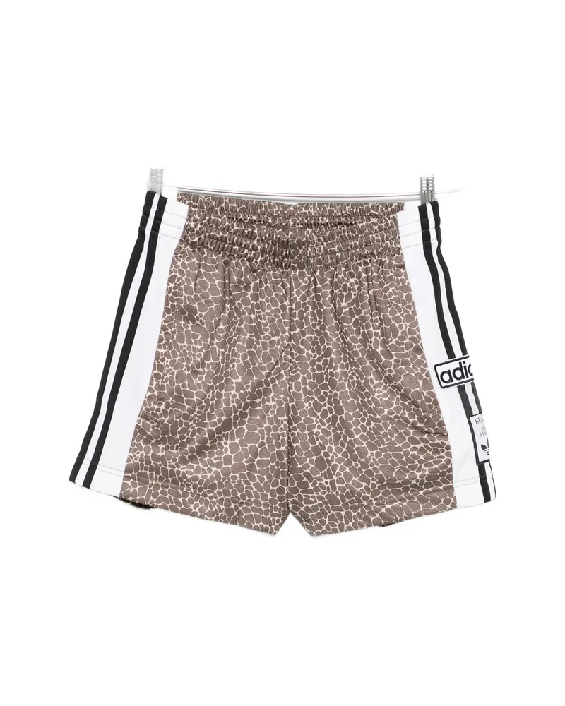 adidas Animal-print Shorts Neutrals