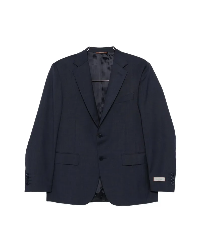 Canali Notched Lapel Two-piece Suit Blue