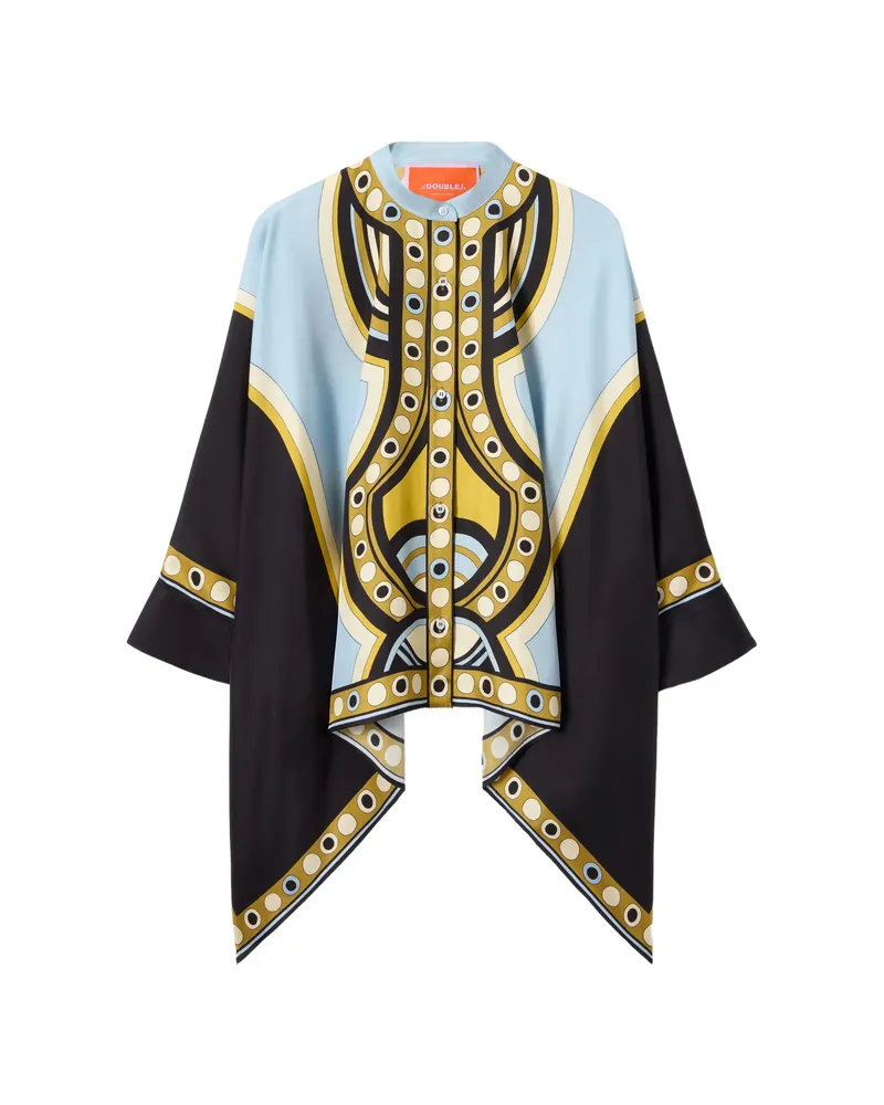 La DoubleJ Sanctuary Placée Silk Shirt Black