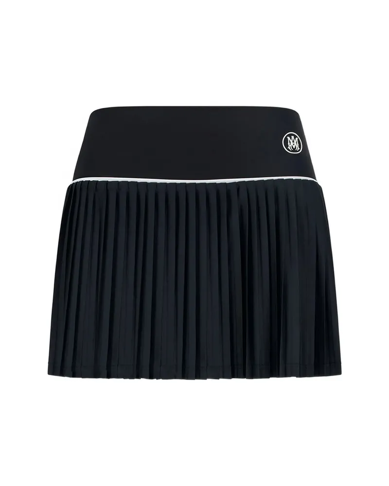 Amiri MA Pleated Mini Skirt Black
