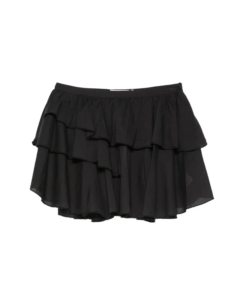GIMAGUAS Joan Ruffled Mini Skirt Black