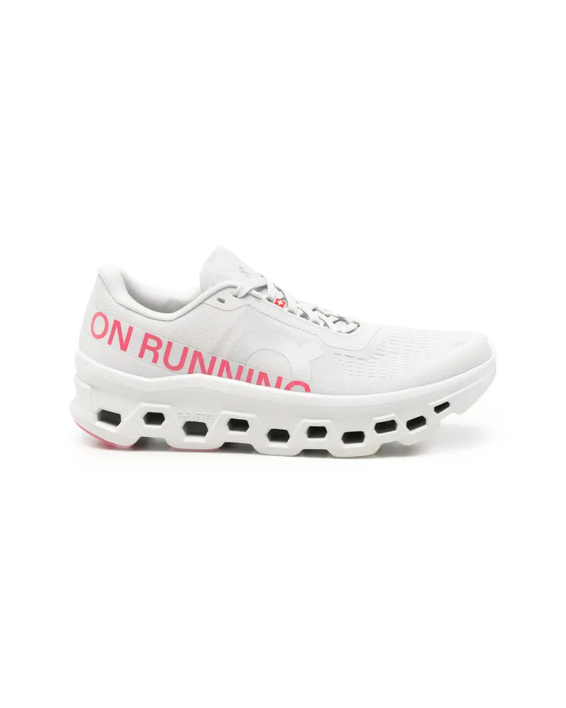 ON Cloudmonster Logo-print Sneakers Grey