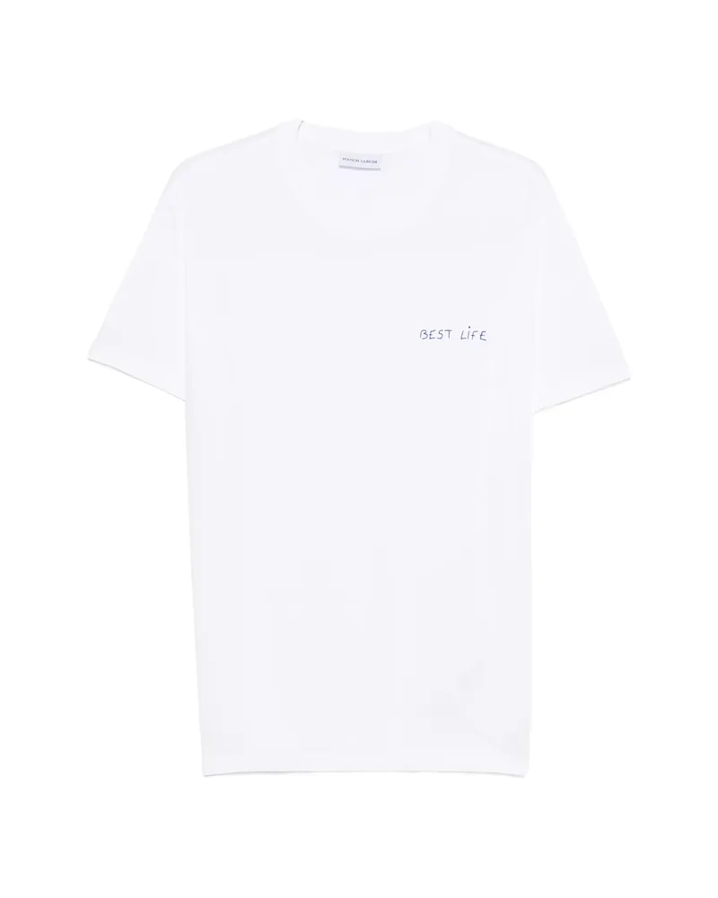 Maison Labiche Popincourt Embroidered T-shirt White