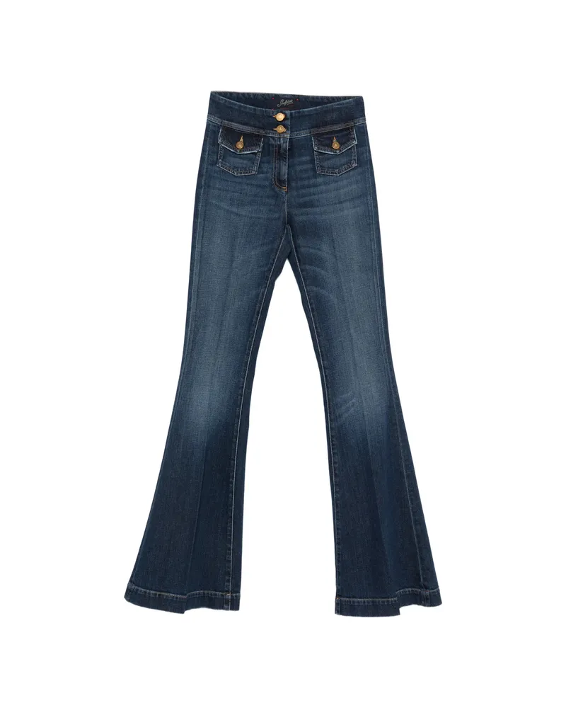 Seafarer Emi Flared Jeans Blue
