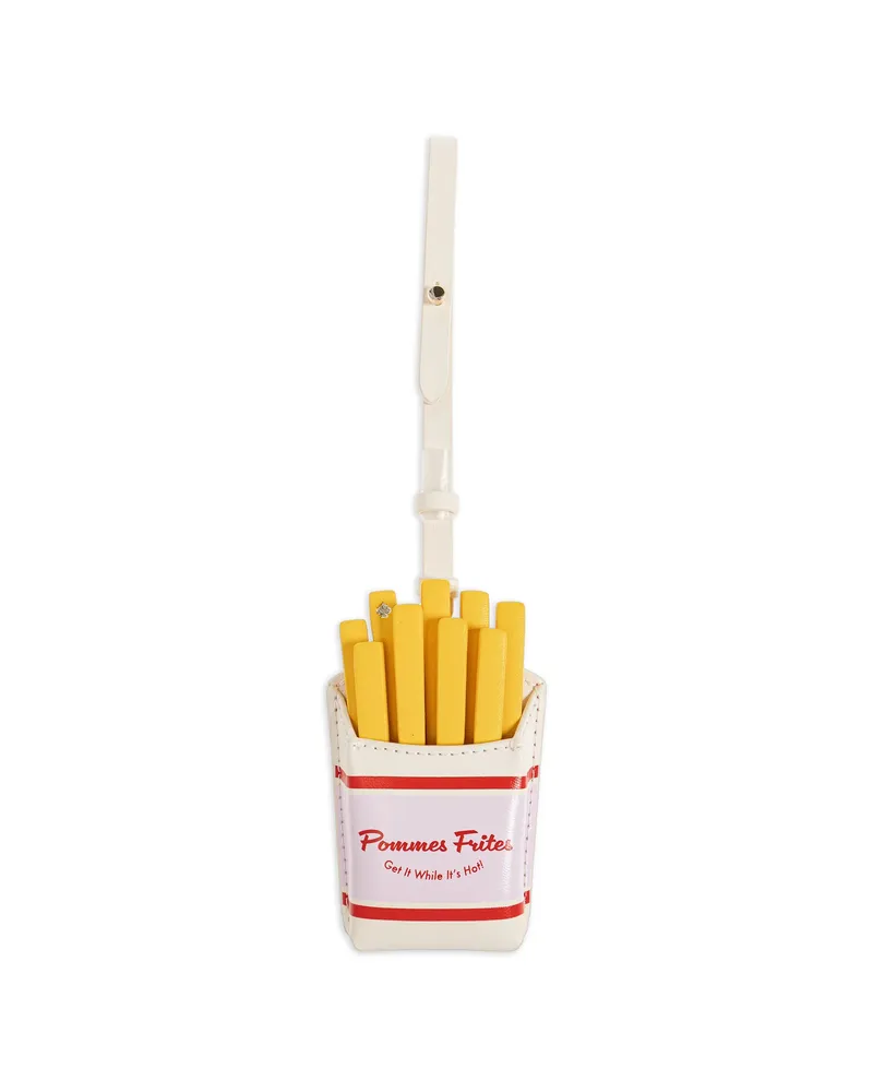 Kate Spade French-fry Bag Charm White