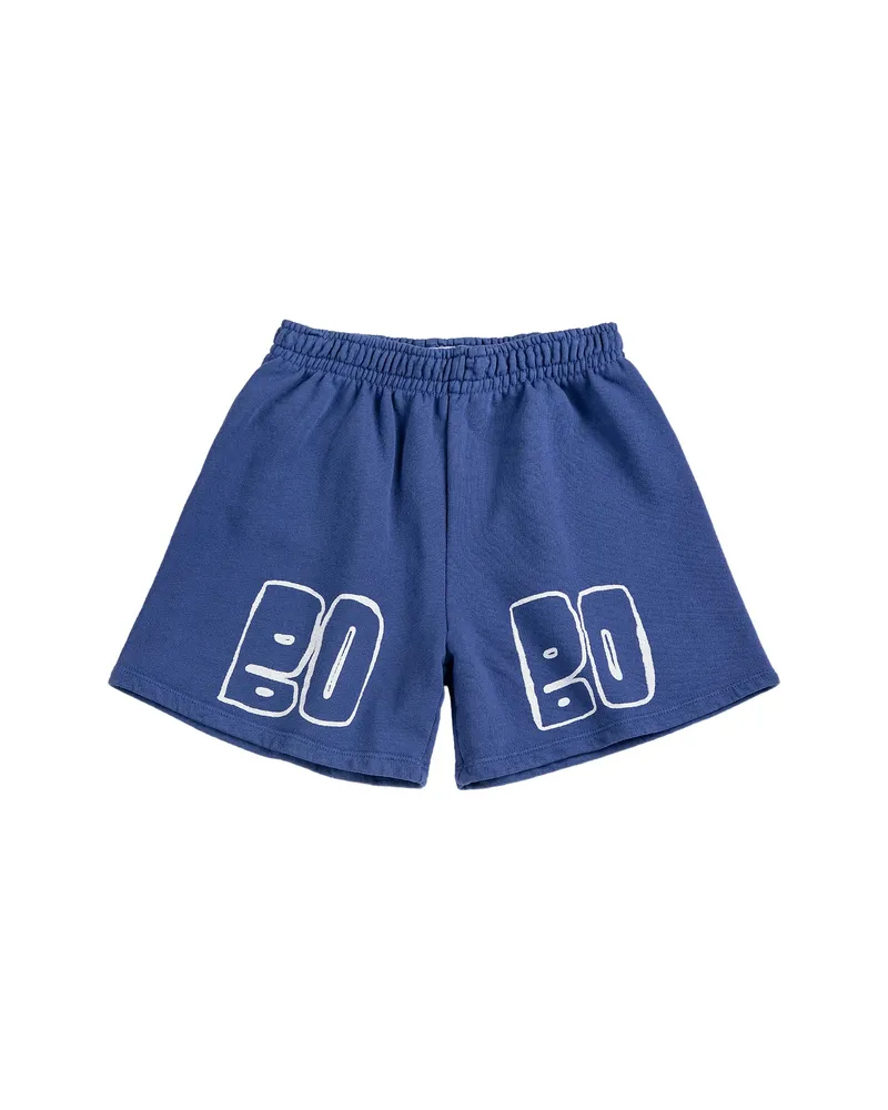 BOBO CHOSES Logo-print Shorts Blue