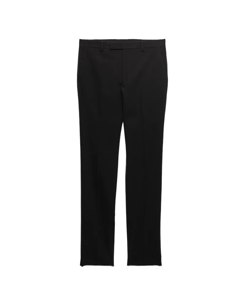 Prada Stretch Tailored Trousers Black