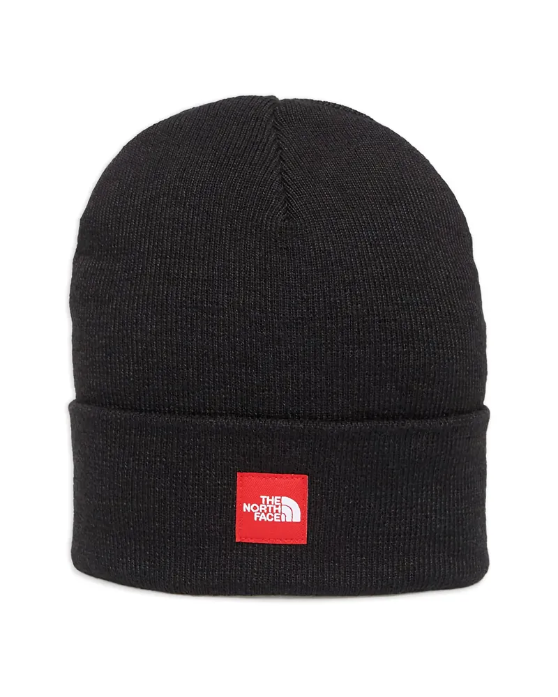 The North Face Logo-patch Beanie Hat Black
