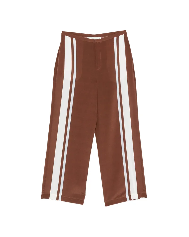 SIR Marais Wide-leg Trousers Brown
