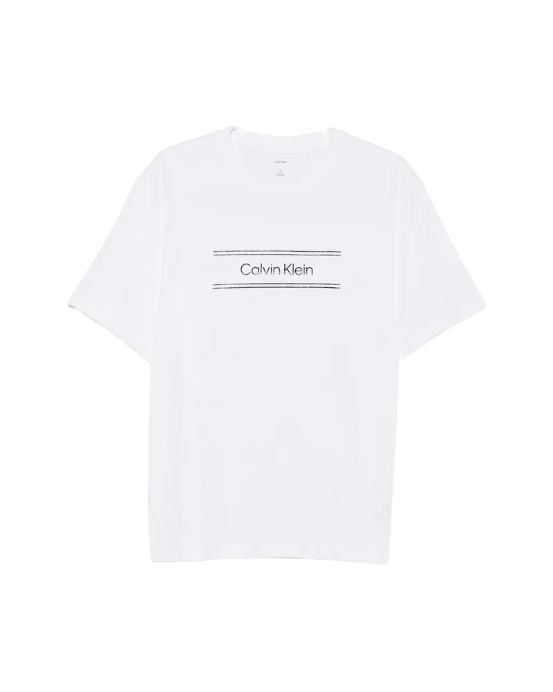 Calvin Klein Logo-print T-shirt White