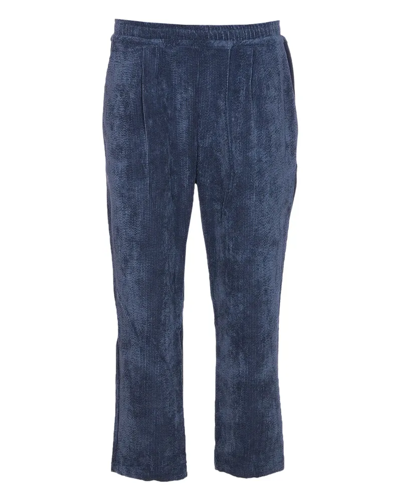Family First Elastic-waist Corduroy Trousers Blue