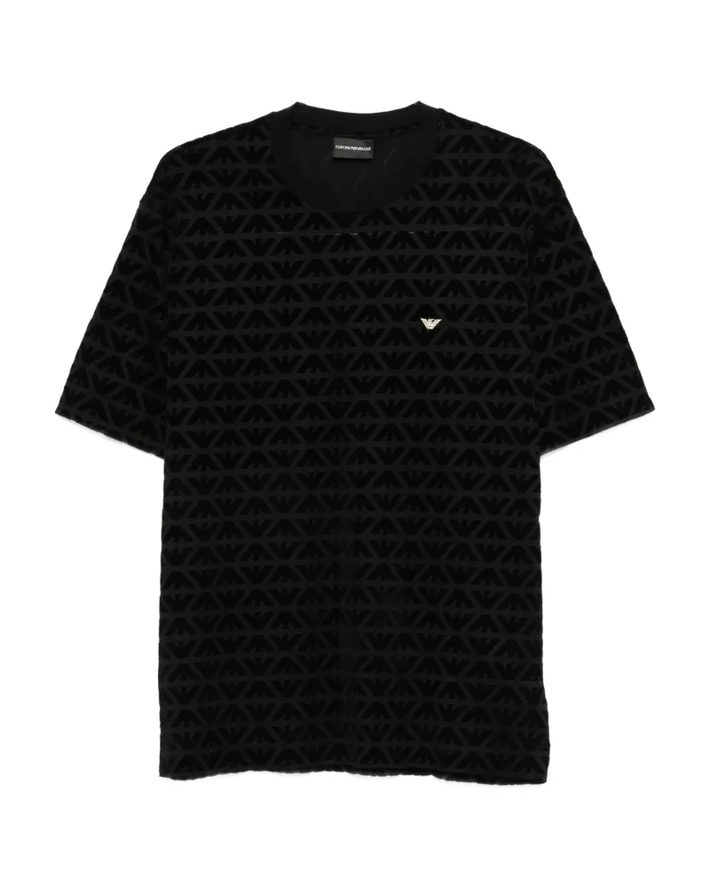Emporio Armani Monogram T-shirt Black