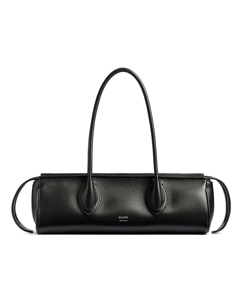 KHAITE Logo-motif Shoulder Bag Black