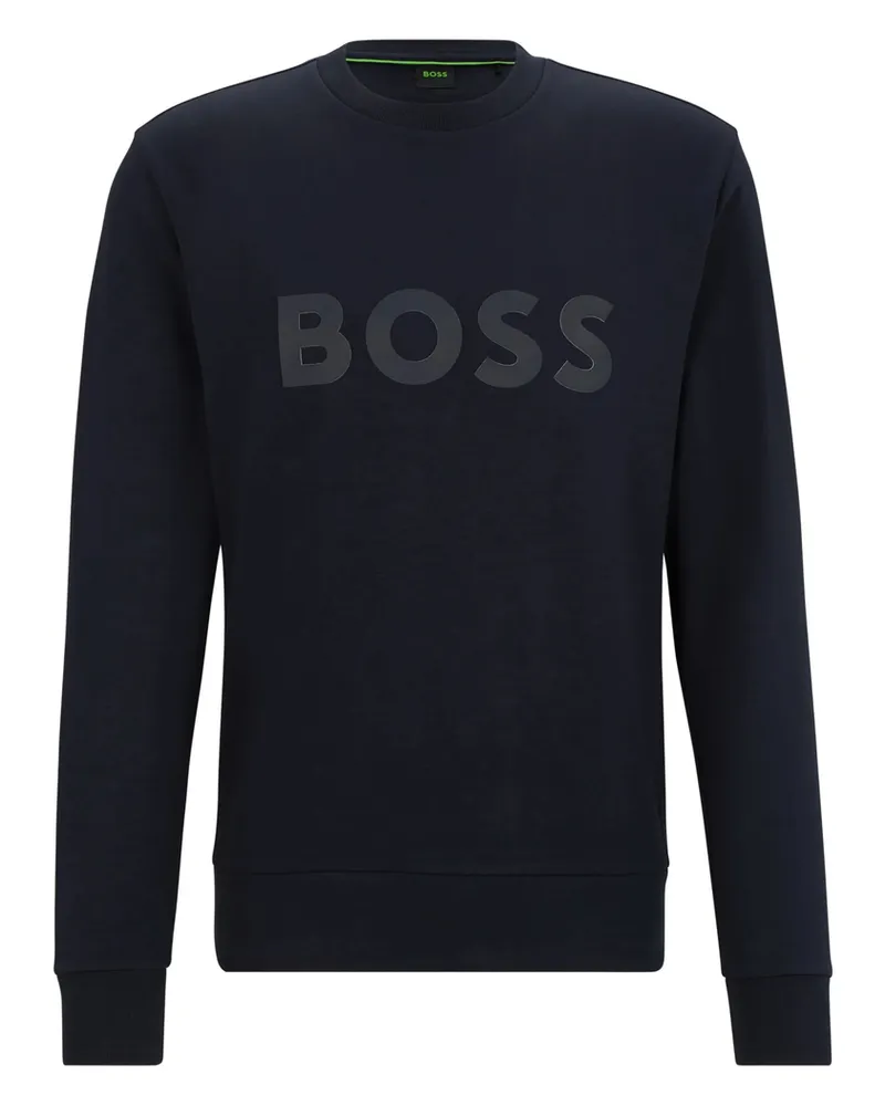 HUGO BOSS Logo-print Sweatshirt Blue
