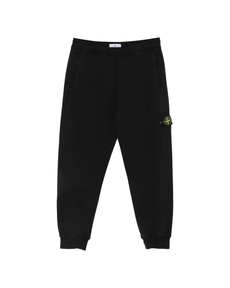 Stone Island Logo-patch Track Pants Black