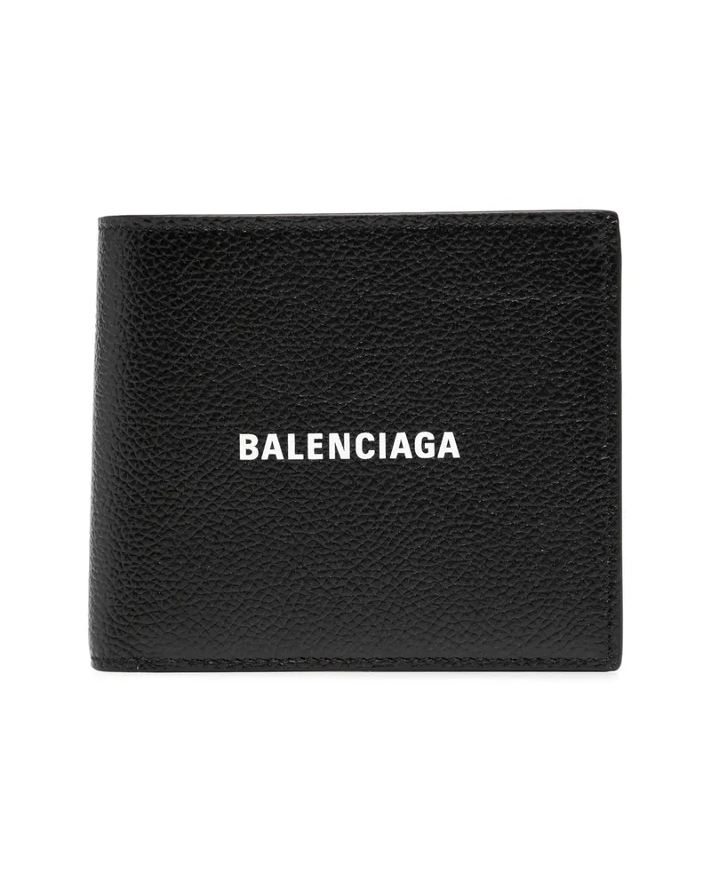 Balenciaga Cash Square Folded Wallet Black