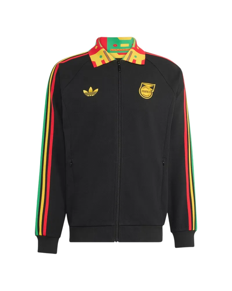 adidas X Bob Marley Away Anthem Stripe Logo-patch Sweatshirt Black