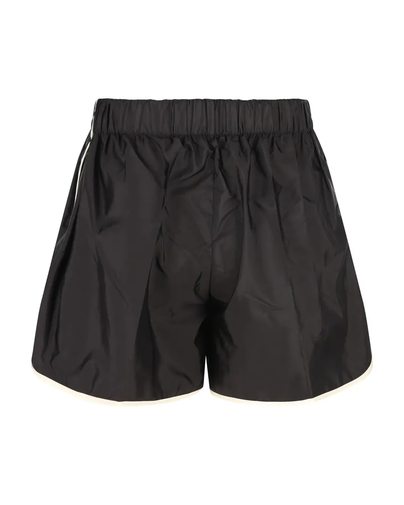 Prada Triangle-logo Shorts Black