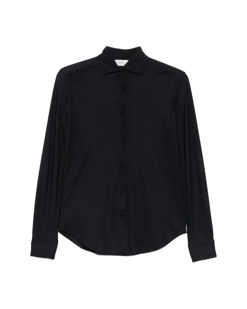 MAZZARELLI Button-up Long-sleeve Shirt Blue