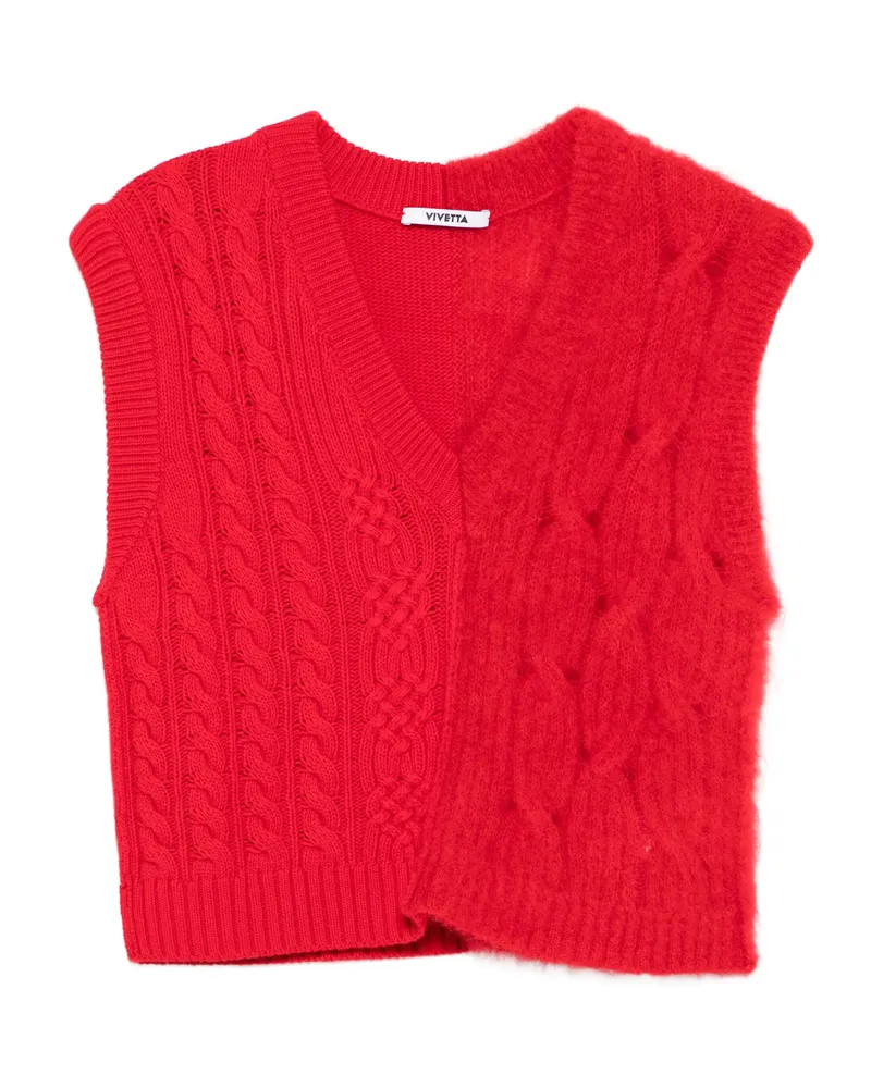 Vivetta Sleeveless Top Red