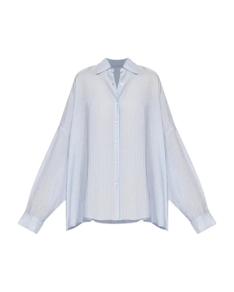 Dries van Noten Oversized Shirt Blue