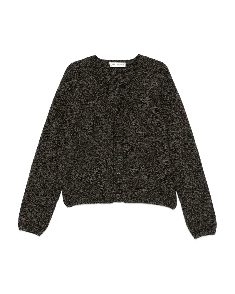 Our Legacy Academy Wool Cardigan Brown