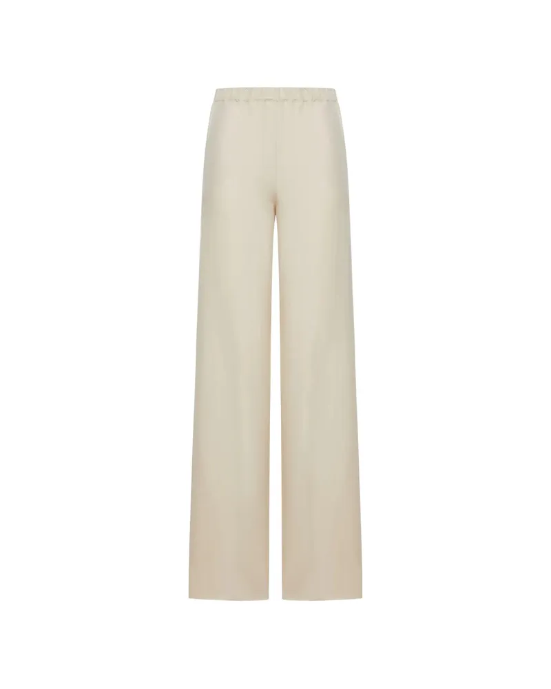 Max Mara Elasticated Palazzo Pants Neutrals